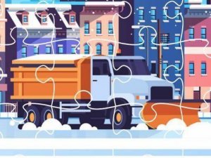Snowy Road Puzzle Challenge