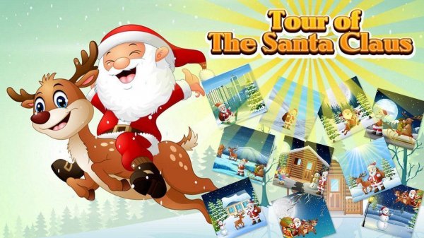 Tour of Santa Claus: Christmas Puzzle Game Online - Puzzle Game