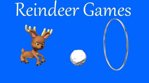 Reindeer Games Online Snowball Challenge Arcade Game