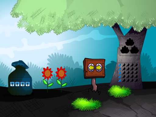 Blue Elephant Rescue Puzzle Game - Puzzle Game