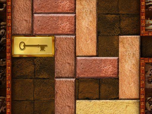 Free The Key Puzzle Game - Block Sliding Puzzle