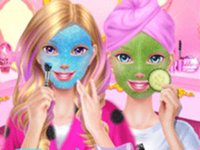 Best Friends Sleepover Party Makeover Game Online Dress Up Game