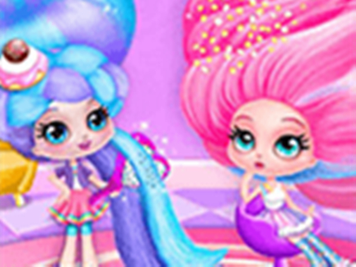 Cotton Candy Style Hair Salon - Fancy Hairstyles Online Dress Up Game
