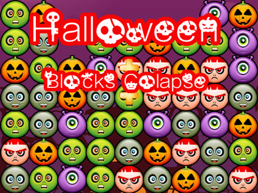 Halloween Block Collapse Delux Puzzle Game