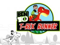 Ben 10 T-Rex Runner Online Arcade Game