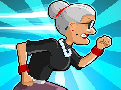 Angry Grandmother Run Online Arcade Game