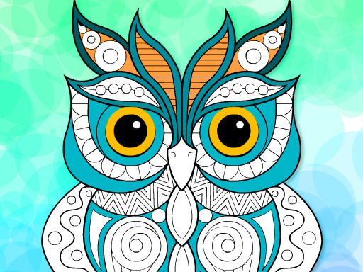 Zentangle Coloring Book Online Game - Coloring Puzzle