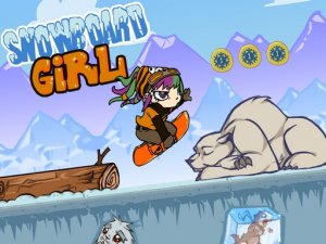 Snowboard Girl Online Arcade Game
