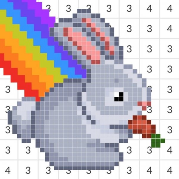 Coloring by Numbers: Pixel House Online Puzzle Game